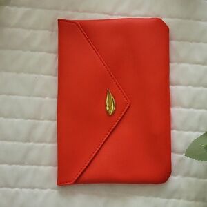 IPSY Red and Gold Kiss Empty Cosmetic Bag